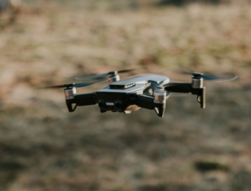 Drone Flying In The Sky LCQ48PR 1